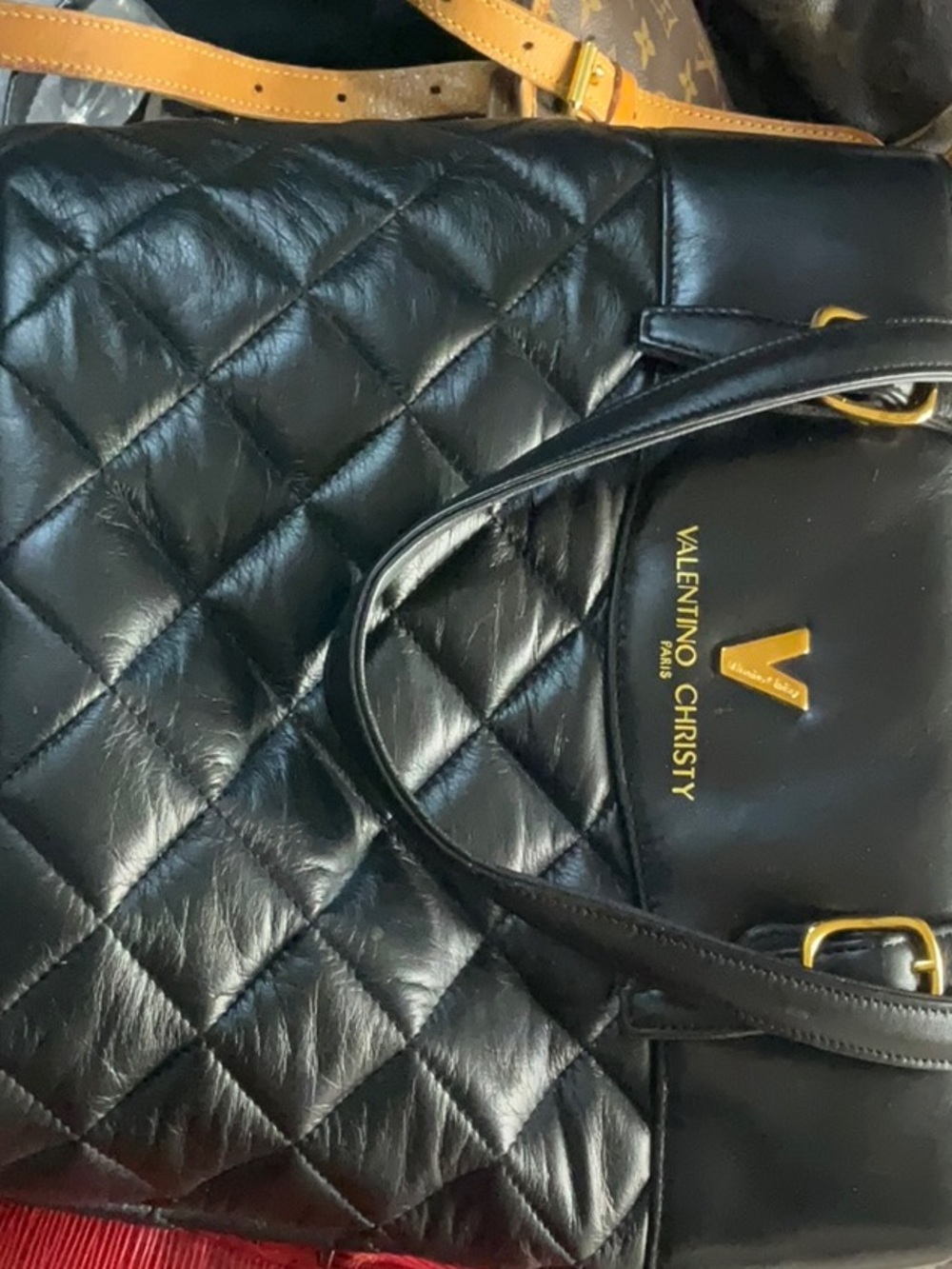 Valentino Kristi Paris used luck signed bag beautiful condition 2800 retail